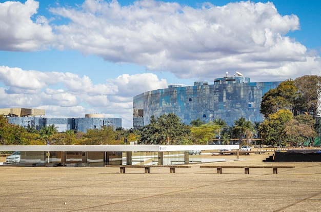 Ein wunderschöner Panoramablick auf die brasilianische Hauptstadt Brasilia