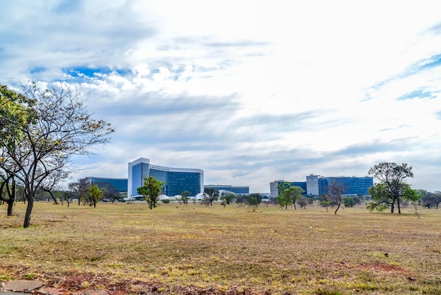 Ein wunderschöner Panoramablick auf die brasilianische Hauptstadt Brasilia