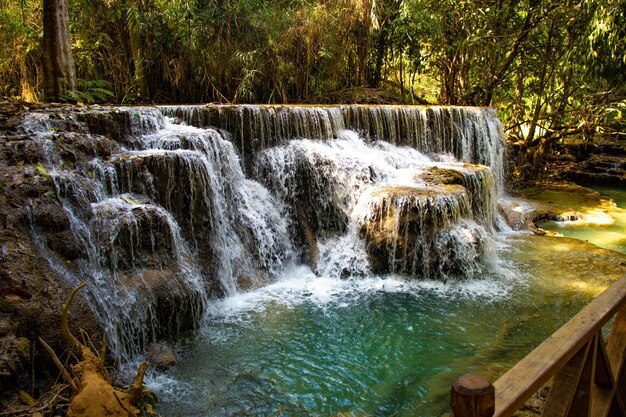 Ein wunderschöner Panoramablick auf Luang Prabang in Laos