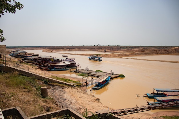 Ein wunderschöner Panoramablick auf Siem Reap in Kambodscha