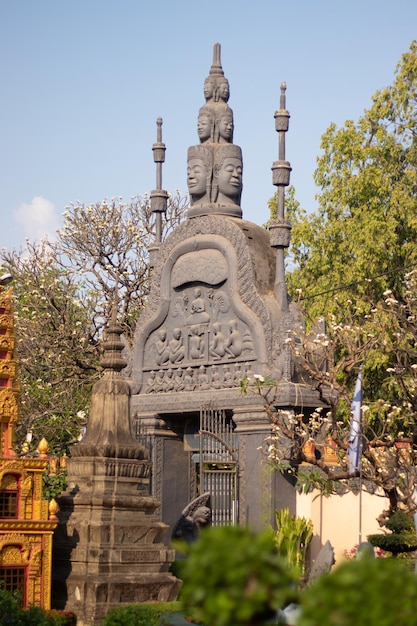 Ein wunderschöner Panoramablick auf Siem Reap Kambodscha