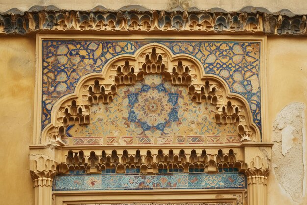 Ein wunderschöner Wandteppich mit islamischen geometrischen Mustern