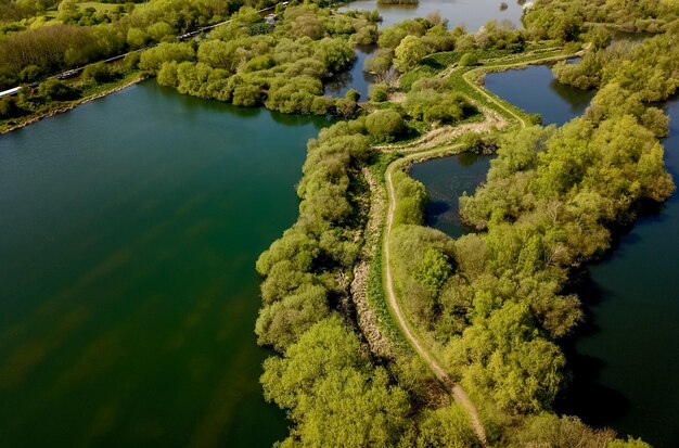 Foto ein wunderschöner weg