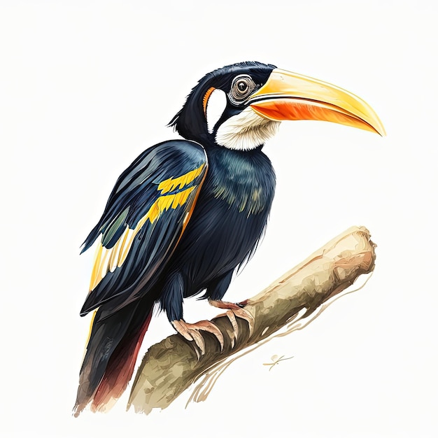 ein wunderschönes Hornbill