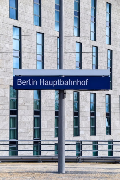 Ein Zeichen für den Berliner Hauptbahnhof