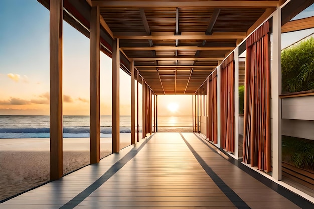 Ein Zimmer mit Meerblick und ein Balkon mit Meerblick.