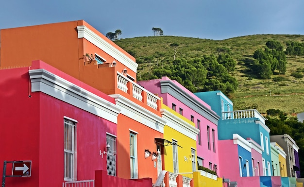 Eindruck vom Bo Kaap in Kapstadt Südafrika