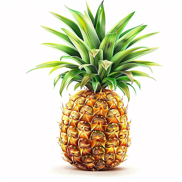 Foto eine ananas mit dem wort ananas darauf