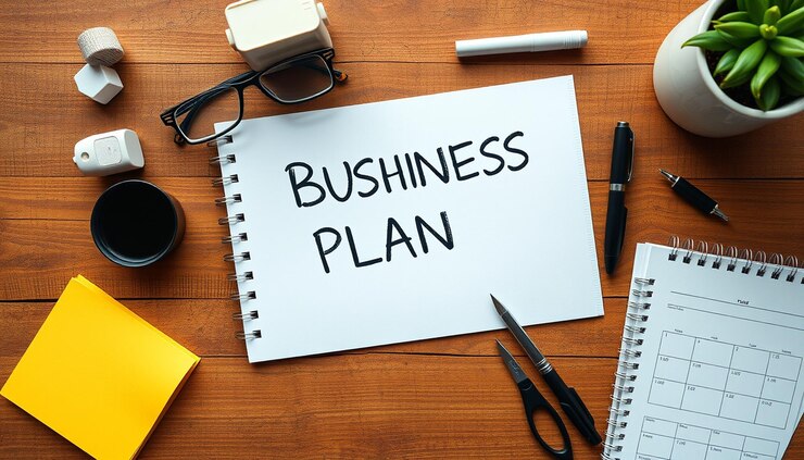 Foto eine anmerkung, in der es heißt: geschäftsplan, planplan, 'planplanplan'