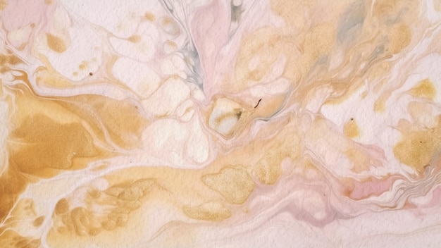 Eine Aquarellmalerei eines marmorierten Marmorhintergrundes.