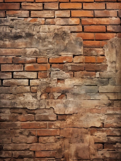eine Backsteinmauer mit einem Schild, auf dem die Zahl 3 steht