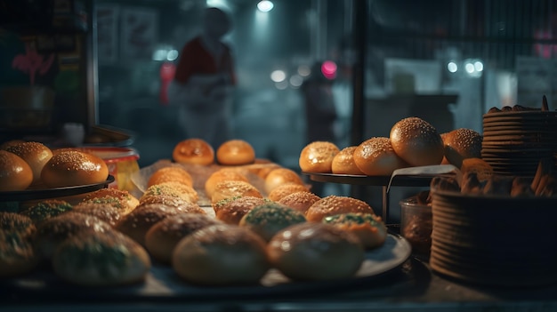 Eine Bäckerei mit Brot