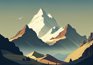 Berge illustration