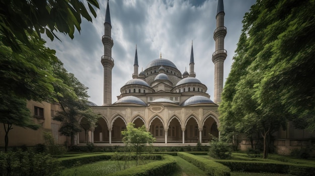 Eine blaue Moschee in Istanbul