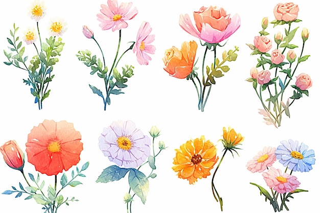Eine Blumensammlung aus dem Botanischen Garten.