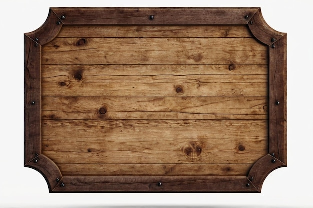 eine braune Tafel mit braunem Hintergrund, auf der steht Holz