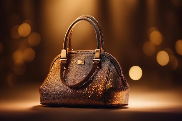 Eine braune Tasche mit der Aufschrift „Louis Vuitton“.