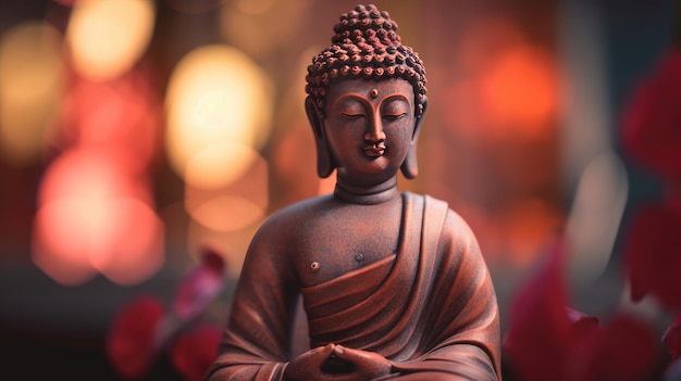 Eine Buddha-Statue ist eine Darstellung von Siddhartha Gautama, dem Begründer des Buddhismus