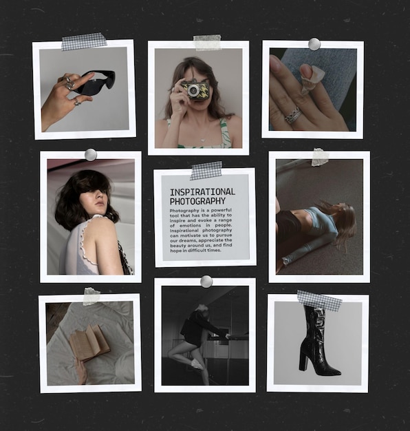 eine Collage von Fotos mit einem, auf dem steht: "Niemand zitiert"