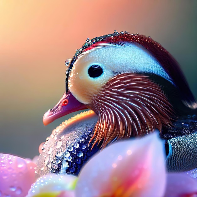 Eine detaillierte Ansicht des liebenswerten Gesichtsausdrucks eines Papageientauchers