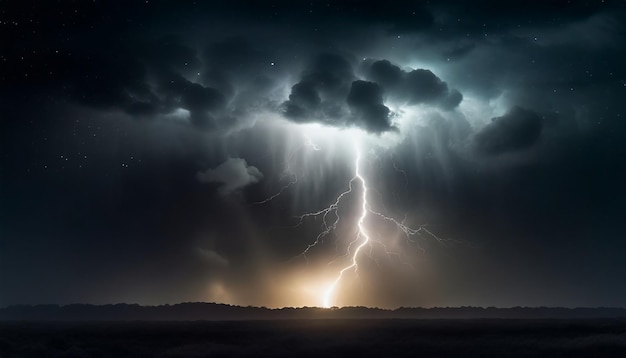 Eine einsame Figur sitzt im Schatten, umgeben von turbulenten Wolken, die das Gewicht der Depression symbolisieren