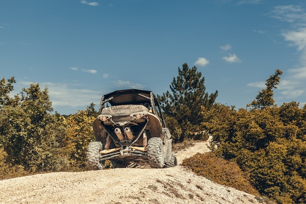 Eine Fahrt mit dem ATV