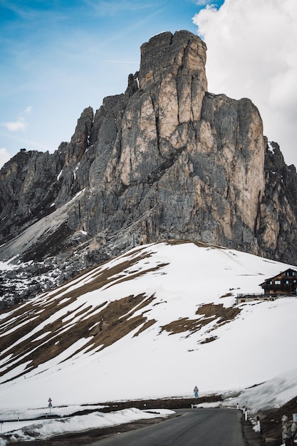 Eine fantastische Aussicht auf den Pass Giau