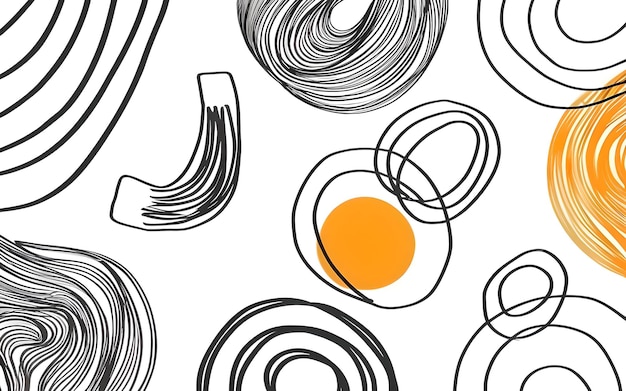Eine farbenfrohe Illustration eines abstrakten Hintergrundplakates