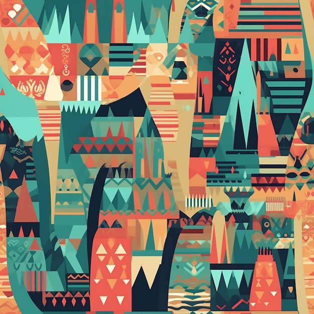 Eine farbenfrohe Illustration eines Fuchses mit einem Schloss im Hintergrund.