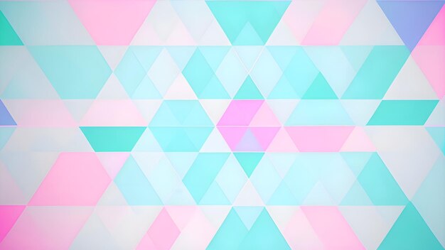 Eine farbenfrohe Wand aus geometrischer