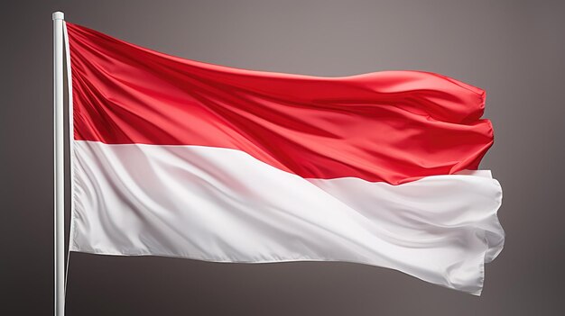 Eine Flagge Indonesiens