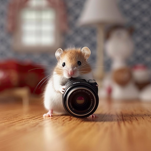 Eine Fotografenmaus