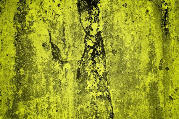 Foto eine gelbe wand mit einem grünen hintergrund, auf dem „grün“ steht
