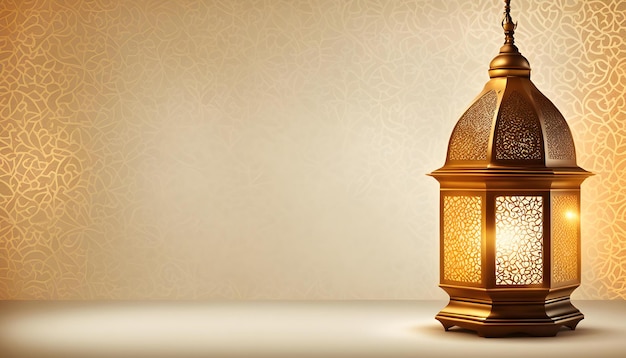 eine goldene Uhr mit einem goldenen Hintergrund mit einem Muster eines Designs an der Wand