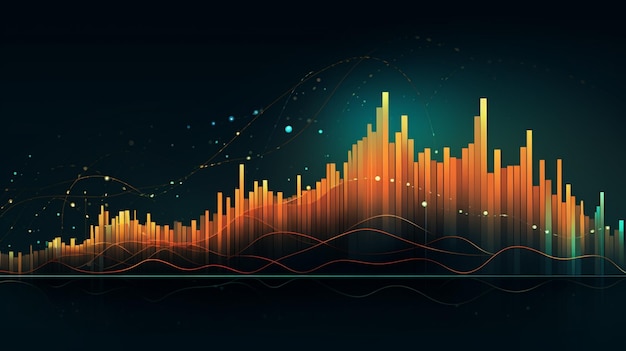 Eine Grafik eines Diagramms mit einer Zahlenreihe in der Mitte