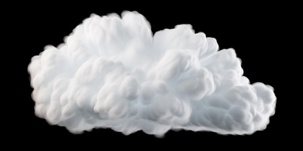 Eine große weiße Wolke am Himmel Generative KI