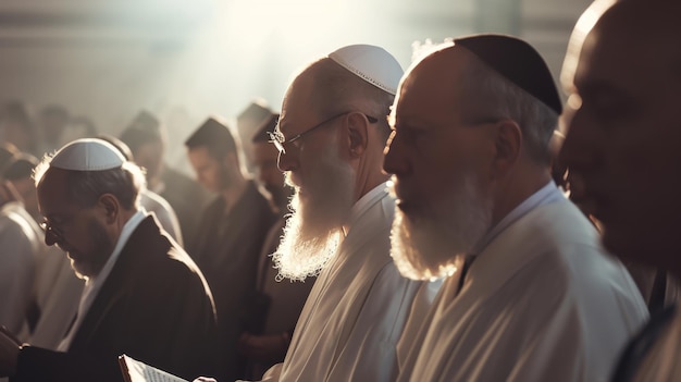 Foto eine gruppe von menschen hält angezündete kerzen in ihren händen.