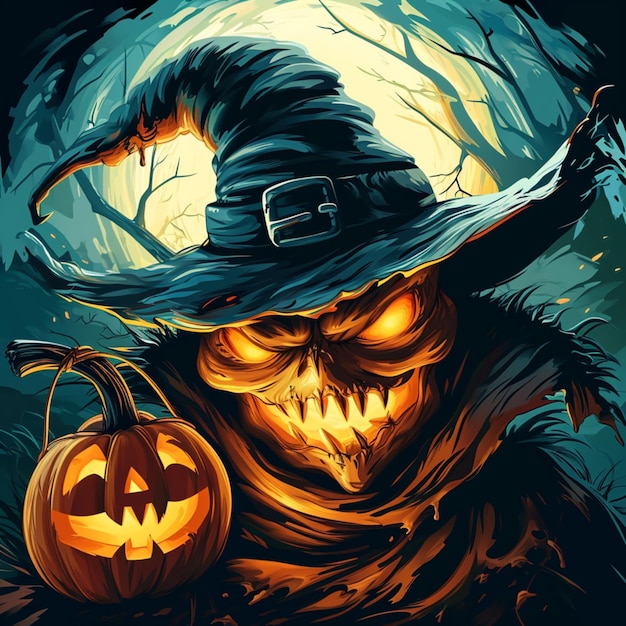 Eine Halloween-Illustration