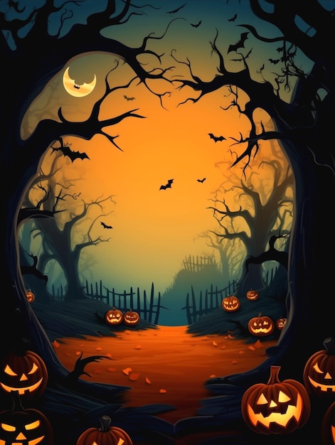 eine Halloween-Szene