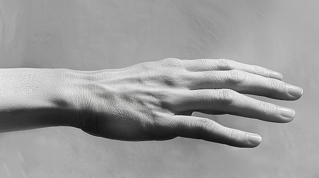 eine Hand, die einen Finger hat, auf dem steht: "Im a"