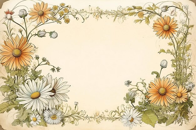 eine handgemalte Illustration von Blumen von einer Person