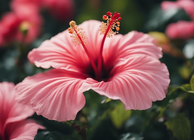 Eine Hibiskusblüte