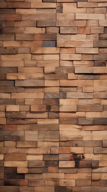 eine Holzwand mit einem Holzrahmen