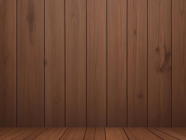 Eine Holzwand mit einem von KI generierten Holzhintergrund