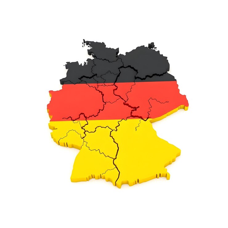Foto eine karte der vereinigten staaten, die mit dem wort im a gekennzeichnet sind