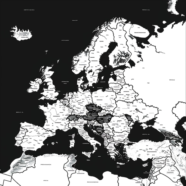 eine Karte der Vereinigten Staaten von Amerika