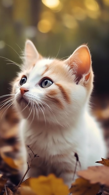 Eine Katze mit einer Marke am Ohr