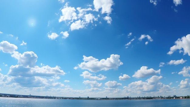 Eine klare blaue Himmel KI generiert