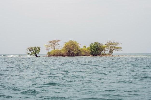 Eine kleine schöne Insel im Meer Vietnam