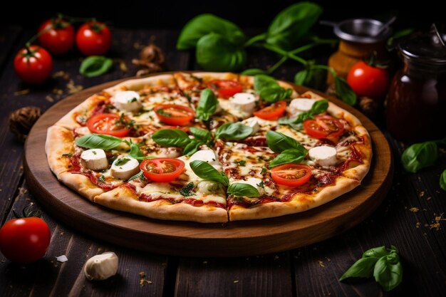Eine köstliche Mischung aus Pizza und italienischem Essen